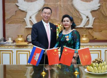 ពិធីបើកវិទ្យាស្ថានខ្សែក្រវាត់ និងផ្លូវថ្នល់ចិន និងវិទ្យាស្ថាន នវានុវត្តន៍ចិន សាខាកម្ពុជា ០៩.០១.២០២